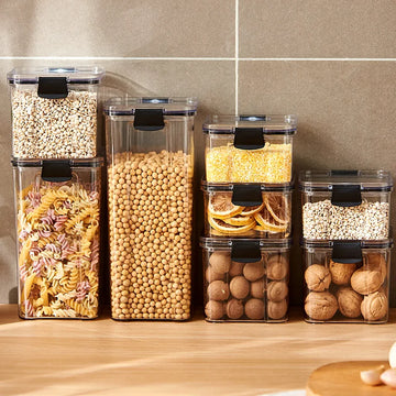Sealed Jars Kitchen Grain Storage