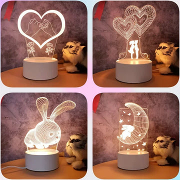 Creative 3D LED Table Lamp